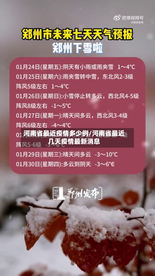 河南省最近疫情多少例/河南省最近几天疫情最新消息