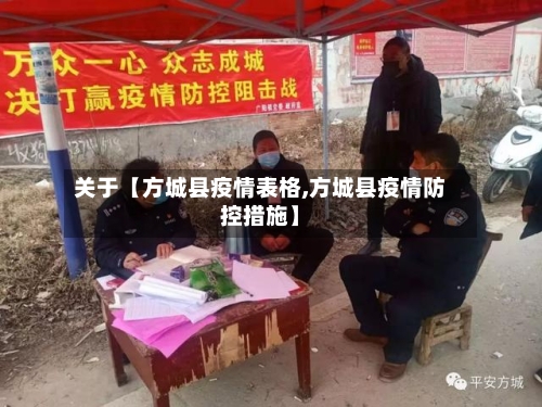 关于【方城县疫情表格,方城县疫情防控措施】