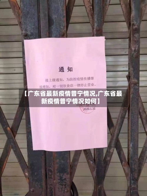 【广东省最新疫情普宁情况,广东省最新疫情普宁情况如何】