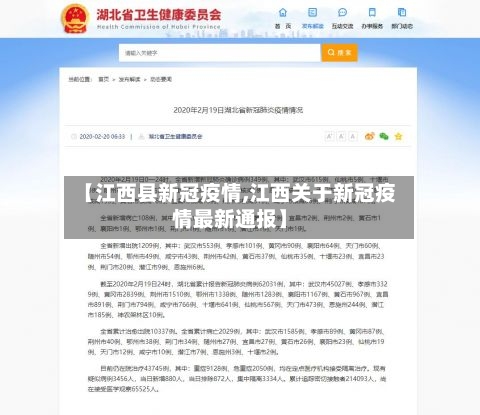【江西县新冠疫情,江西关于新冠疫情最新通报】-第3张图片
