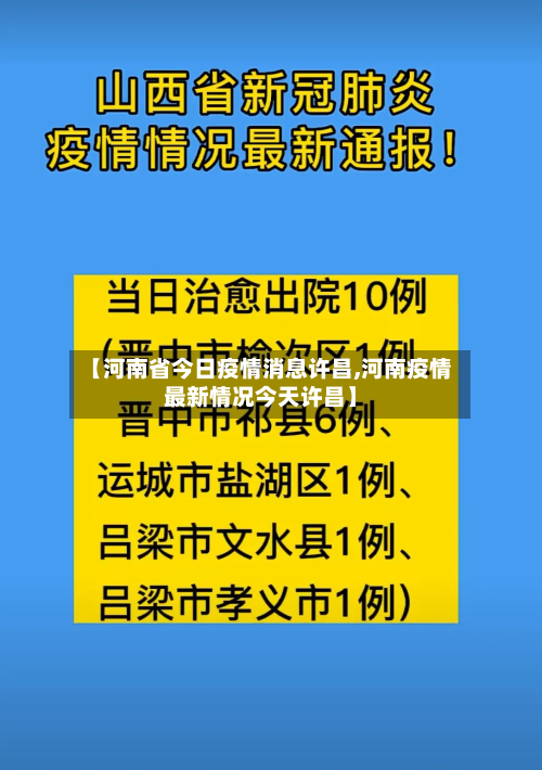 【河南省今日疫情消息许昌,河南疫情最新情况今天许昌】-第2张图片
