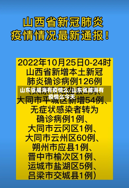 山东省威海有疫情么/山东省威海有疫情么今天-第2张图片