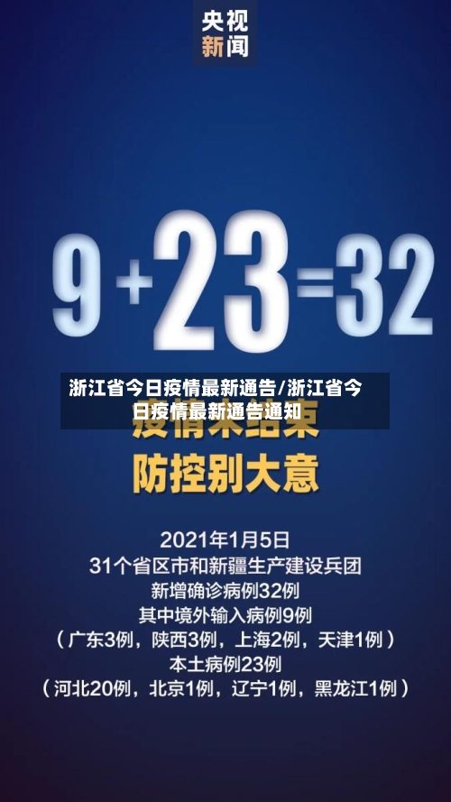 浙江省今日疫情最新通告/浙江省今日疫情最新通告通知