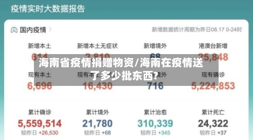 海南省疫情捐赠物资/海南在疫情送了多少批东西?