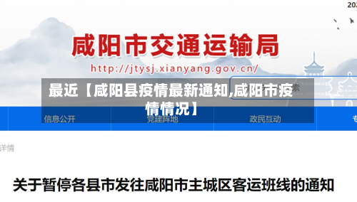 最近【咸阳县疫情最新通知,咸阳市疫情情况】-第2张图片