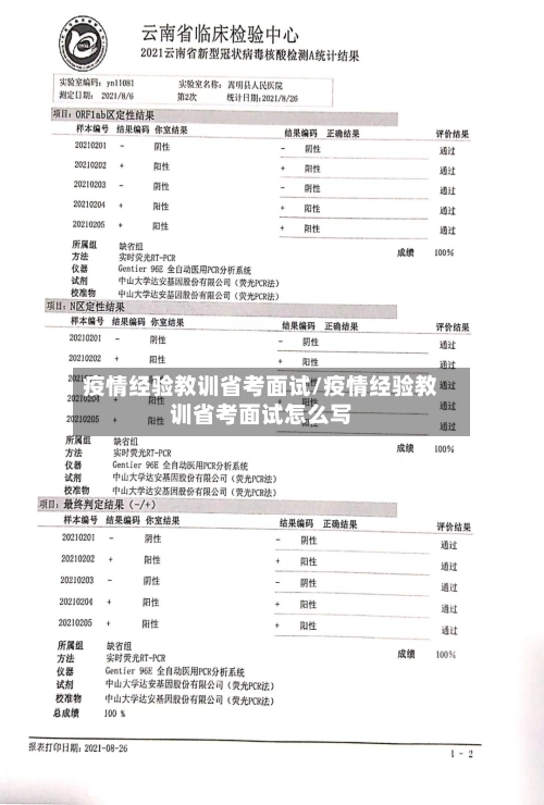 疫情经验教训省考面试/疫情经验教训省考面试怎么写-第2张图片