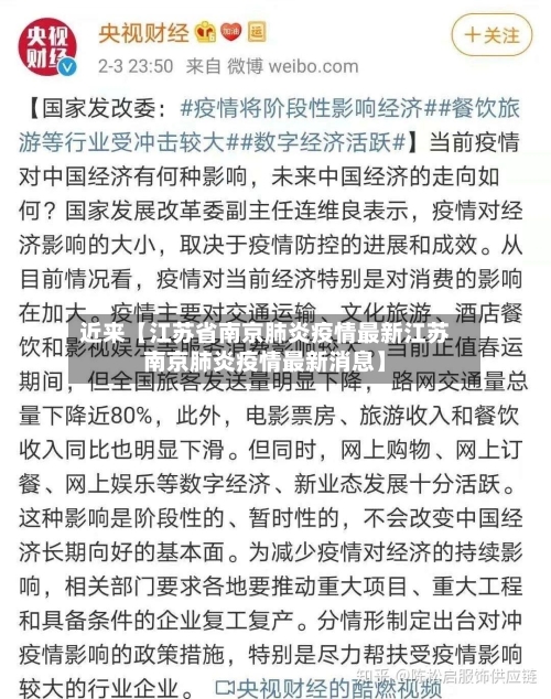 近来【江苏省南京肺炎疫情最新江苏南京肺炎疫情最新消息】-第2张图片