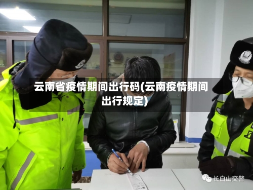 云南省疫情期间出行码(云南疫情期间出行规定)