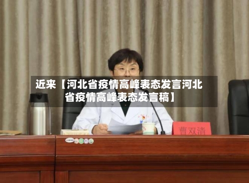 近来【河北省疫情高峰表态发言河北省疫情高峰表态发言稿】-第2张图片
