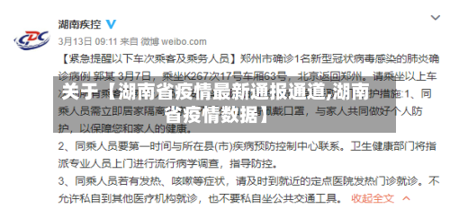 关于【湖南省疫情最新通报通道,湖南省疫情数据】