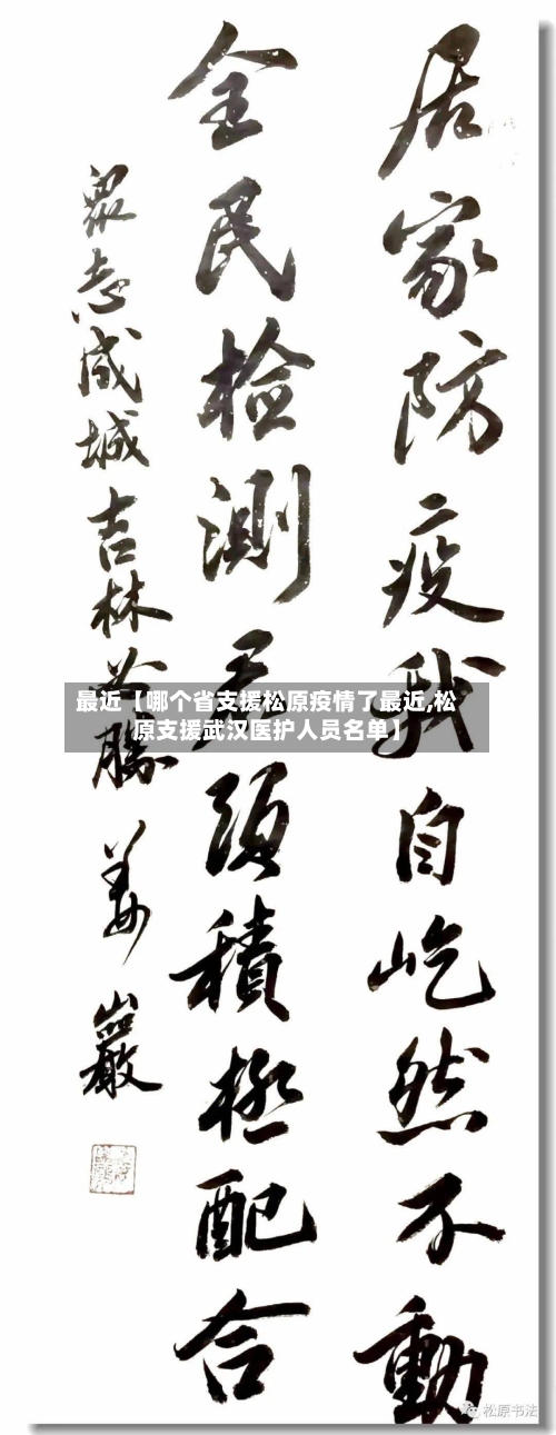 最近【哪个省支援松原疫情了最近,松原支援武汉医护人员名单】-第2张图片
