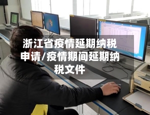 浙江省疫情延期纳税申请/疫情期间延期纳税文件