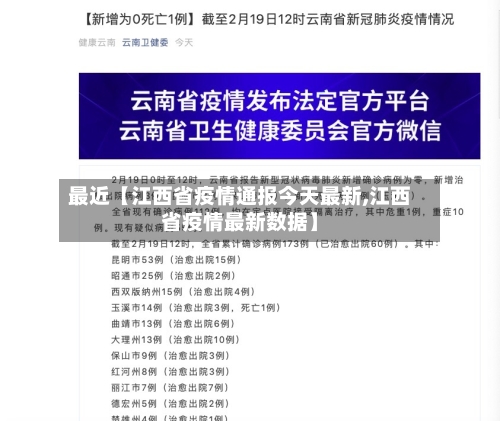最近【江西省疫情通报今天最新,江西省疫情最新数据】-第2张图片