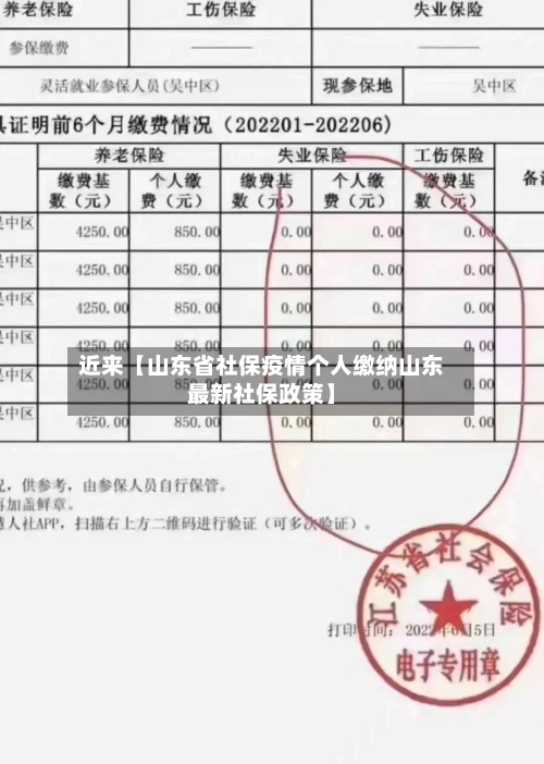 近来【山东省社保疫情个人缴纳山东最新社保政策】-第3张图片
